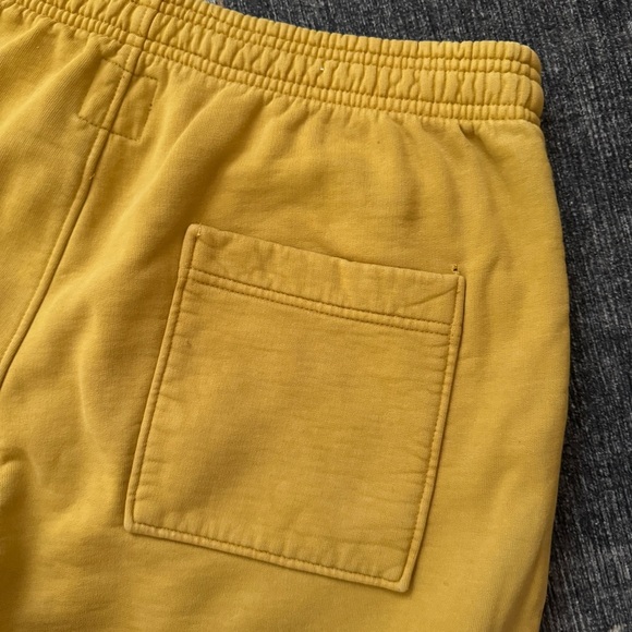 Brain Dead Men's Clean Love Yellow Graphic Sweatpants Medium - Picture 10 of 11